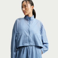Oversized Nike -letvægtsjakke i ripstop til kvinder - blå