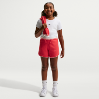 Nike -træningsshorts med sweatshirtstof til større børn (piger) - rød