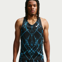 Nike AeroSwift Dri-FIT ADV-løbeundertrøje med tryk til mænd - sort