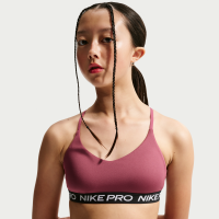 Nike Pro Indy-bh til større børn (piger) - rød