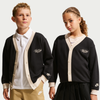Nike Club-cardigan til større børn - sort