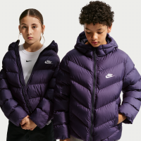 Nike All Day Play Therma-FIT-dynejakke med løs pasform til større børn - lilla