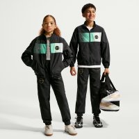 Vævet Kylian Mbappé Nike-fodboldtracksuit til større børn - sort