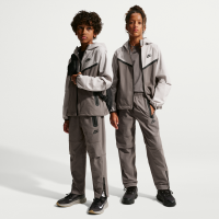 Vævede Nike Tech-bukser til større børn (drenge) - grå