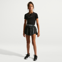 Nike Pro 2-i-1-shorts til større børn (piger) - sort