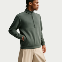 Nike 24.7 ImpossiblySoft Dri-FIT-trøje med 1/2 lynlås til mænd - grøn