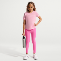 Nike One Dri-FIT-leggings med høj talje til større børn (piger) - Pink