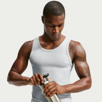 Nike N.A.C. Dri-FIT Ribbed-tanktop til mænd - grå