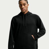 Oversized Nike N.A.C. Dri-FIT-træningshættetrøje i fleece til mænd - sort