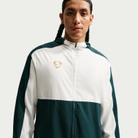 Vævet Nike Strike Dri-FIT-fodboldtræningsjakke til mænd - hvid