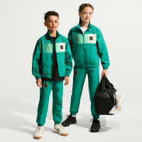 Vævet Kylian Mbappé Nike-fodboldtracksuit til større børn - grøn