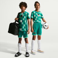 Kylian Mbappé Academy-Dri-FIT-fodboldshorts til større børn - grøn