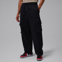 Oversized Jordan Brooklyn-cargobukser i fleece til mænd - sort