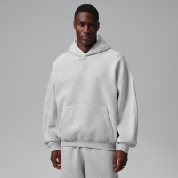 Oversized Jordan Brooklyn-hættetrøje i fleece til mænd - grå