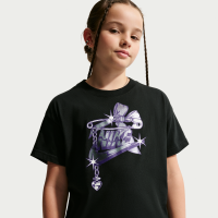 Nike -T-shirt til større børn (piger) - sort