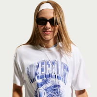 NikeCourt Slam Tennis-T-shirt - hvid