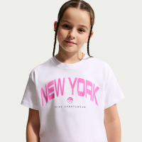 Nike -T-shirt til større børn (piger) - hvid