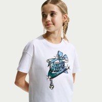 Nike -T-shirt til større børn (piger) - hvid