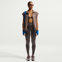 Højtaljede NikeSKIMS Satin Shine Bonded-leggings (66 cm) til kvinder - brun