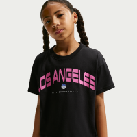 Nike -T-shirt til større børn (piger) - sort