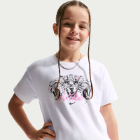 Nike -T-shirt til større børn (piger) - hvid