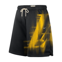 Los Angeles Lakers Standard Issue Nike-basketballshorts i fleece til mænd - sort