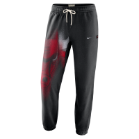 Chicago Bulls Standard Issue-basketballbukser i fleece til mænd - sort