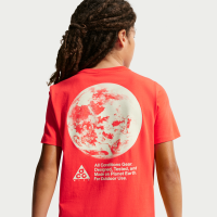 Nike ACG Dri-FIT-T-shirt med Planet Earth-motiv til større børn - rød