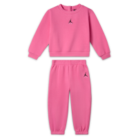 Jordan Brooklyn Fleece-sæt i to dele til babyer (12-24 M) - Pink