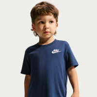 Broderet Nike Futura-T-shirt til mindre børn - blå