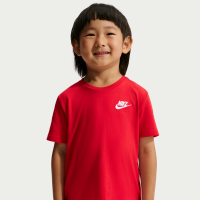 Broderet Nike Futura-T-shirt til småbørn - rød