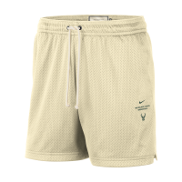 Milwaukee Bucks Standard Issue Dri-FIT-basketballshorts i mesh (13 cm) til mænd - brun