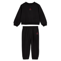 Jordan Brooklyn Fleece-sæt i to dele til babyer (12-24 M) - sort