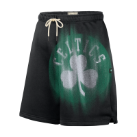 Boston Celtics Standard Issue Nike-basketballshorts i fleece til mænd - sort