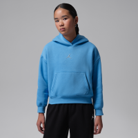 Jordan Brooklyn Fleece-hættetrøje til større børn - blå