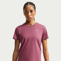 Kortærmet Nike Swift Dri-FIT-løbeoverdel til kvinder - rød