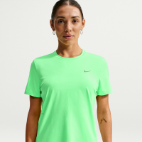 Kortærmet Nike Swift Dri-FIT-løbeoverdel til kvinder - grøn