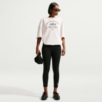 Højtaljede 7/8-Nike Classic-leggings til kvinder - sort