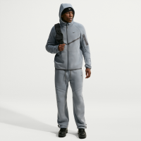 Nike Tech-fleecebukser med åben kant og detaljer i reflekterende design til mænd - grå