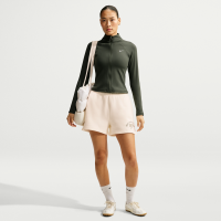 Nike Studio Fleece-shorts i medium vægt til kvinder - brun