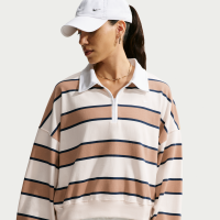 Nike -sweatshirt med 1/4 lynlås til kvinder - brun