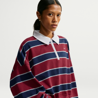 Nike -sweatshirt med 1/4 lynlås til kvinder - rød