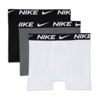 Nike Dri-FIT Solid-boksershorts til større børn (3 stk.) - sort