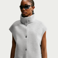 Løstsiddende Nike Pregame Fleece-vest til kvinder - grå