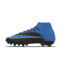 Custom Nike Mercurial Superfly 11 Academy By You High Top-fodboldstøvler til kunstgræs - blå
