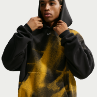 Los Angeles Lakers Standard Issue-basketballhættetrøje i fleece til mænd - sort