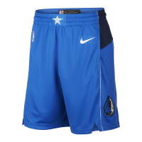 Dallas Mavericks Icon Edition Nike NBA Swingman-shorts til mænd - blå