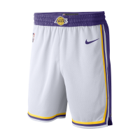 Los Angeles Lakers Nike NBA Swingman-shorts til mænd - hvid