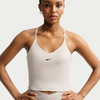 Justerbar Nike Indy-bh-tanktop med let støtte og indlæg til kvinder - brun
