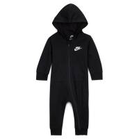 Nike Futura-heldragt i french terry til babyer (0-9 mdr.) - sort